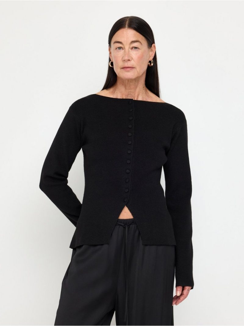 Fine-knit cardigan - 3014436-80