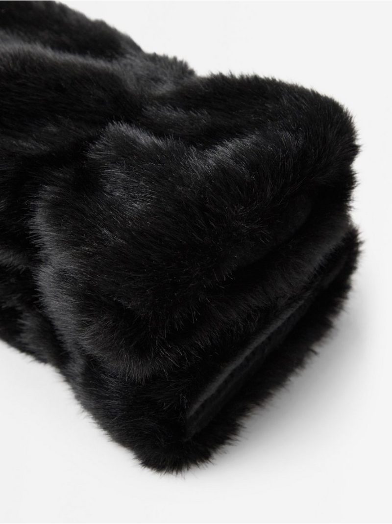 Mittens in faux fur - 3014821-80