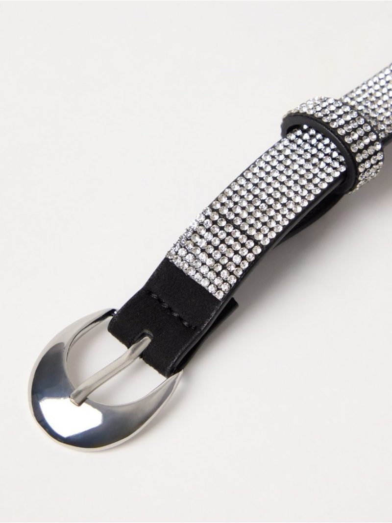 Belt with rhinestones - 3015590-8431